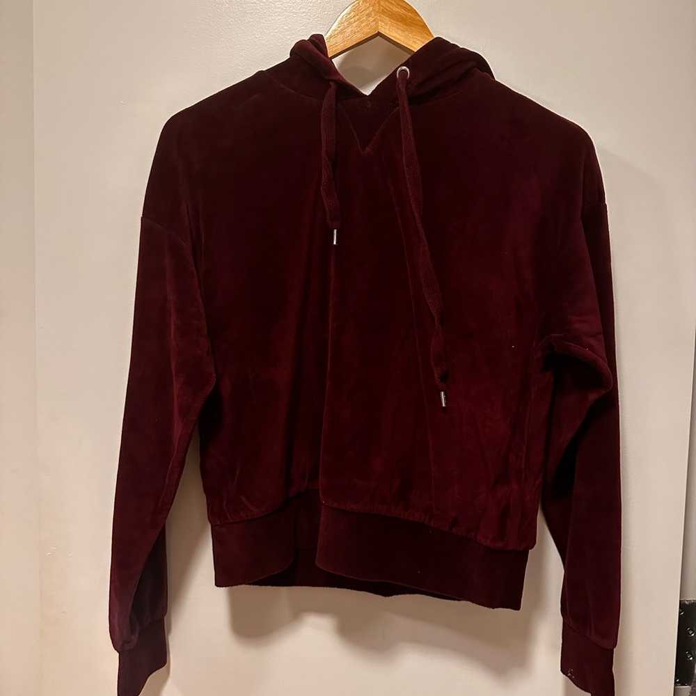 Velvet hoodie